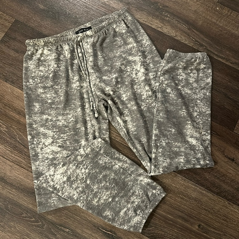 Acid wash sweat pants
